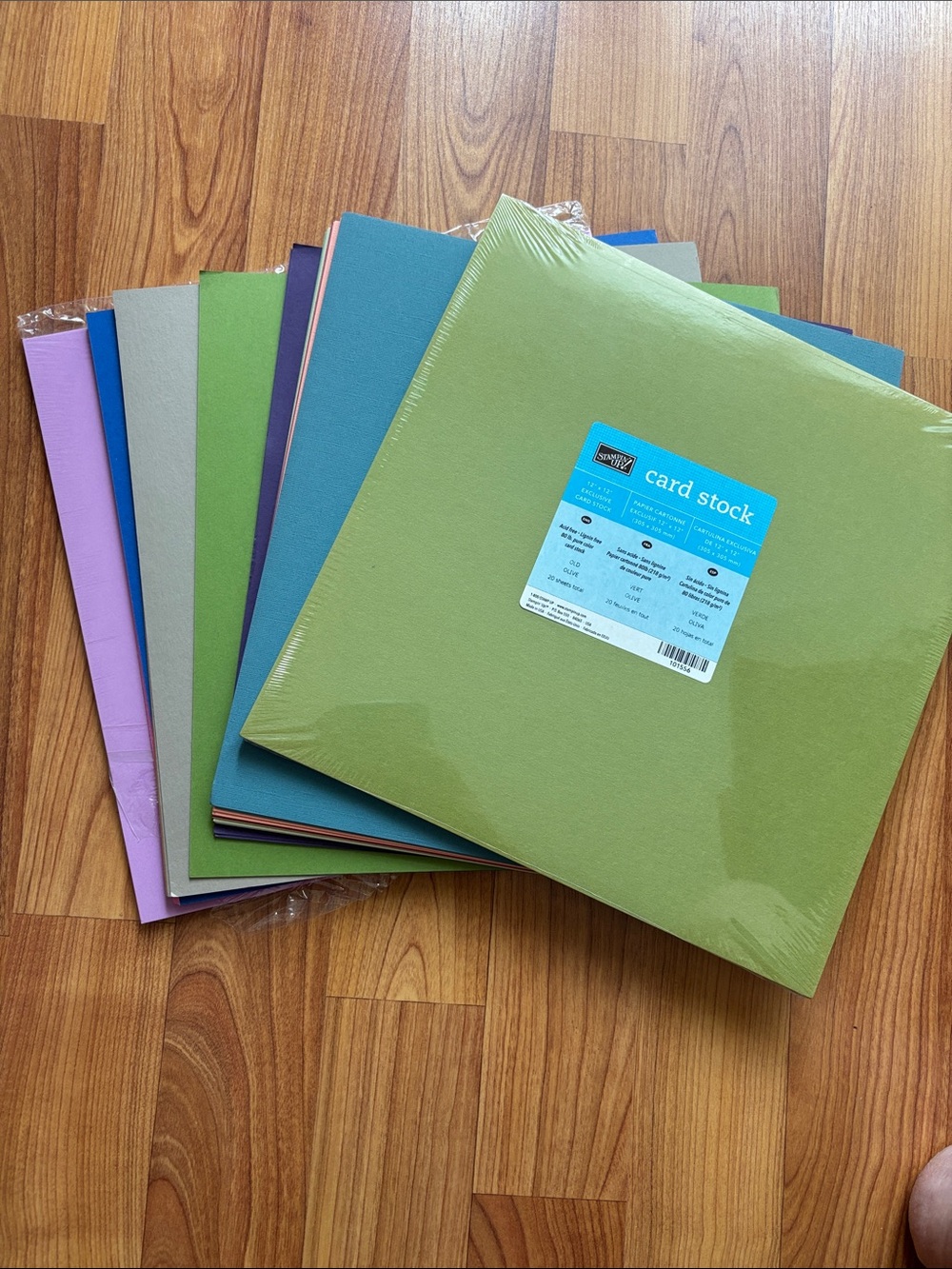 Stampin' Up! Card Stock Pack - variety of colors .